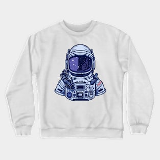 space helmet Crewneck Sweatshirt